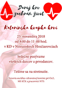 Katarínska kvapka krvi 2018